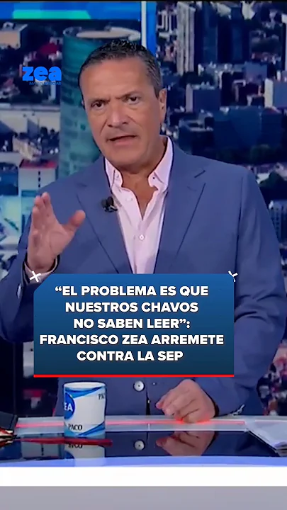 “The problem is that our kids don't know how to read”: Francisco Zea lashes out at the SEP | Shorts 2
